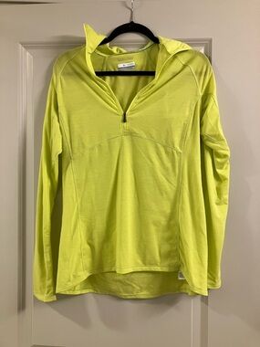 Columbia Neon Yellow Omni-Wick Active Pullover